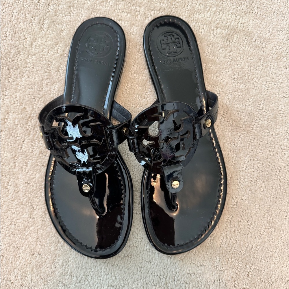 Tory Burch Miller Sandal - Black Sz 9